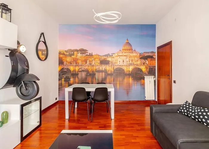 Apartment Vespa S House 10 Minuti Musei Vaticani *